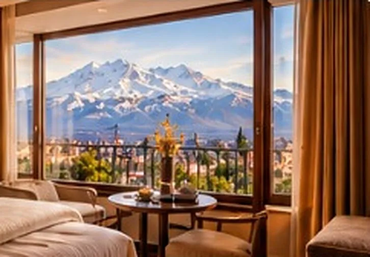 Erciyes manzaralı otel odası